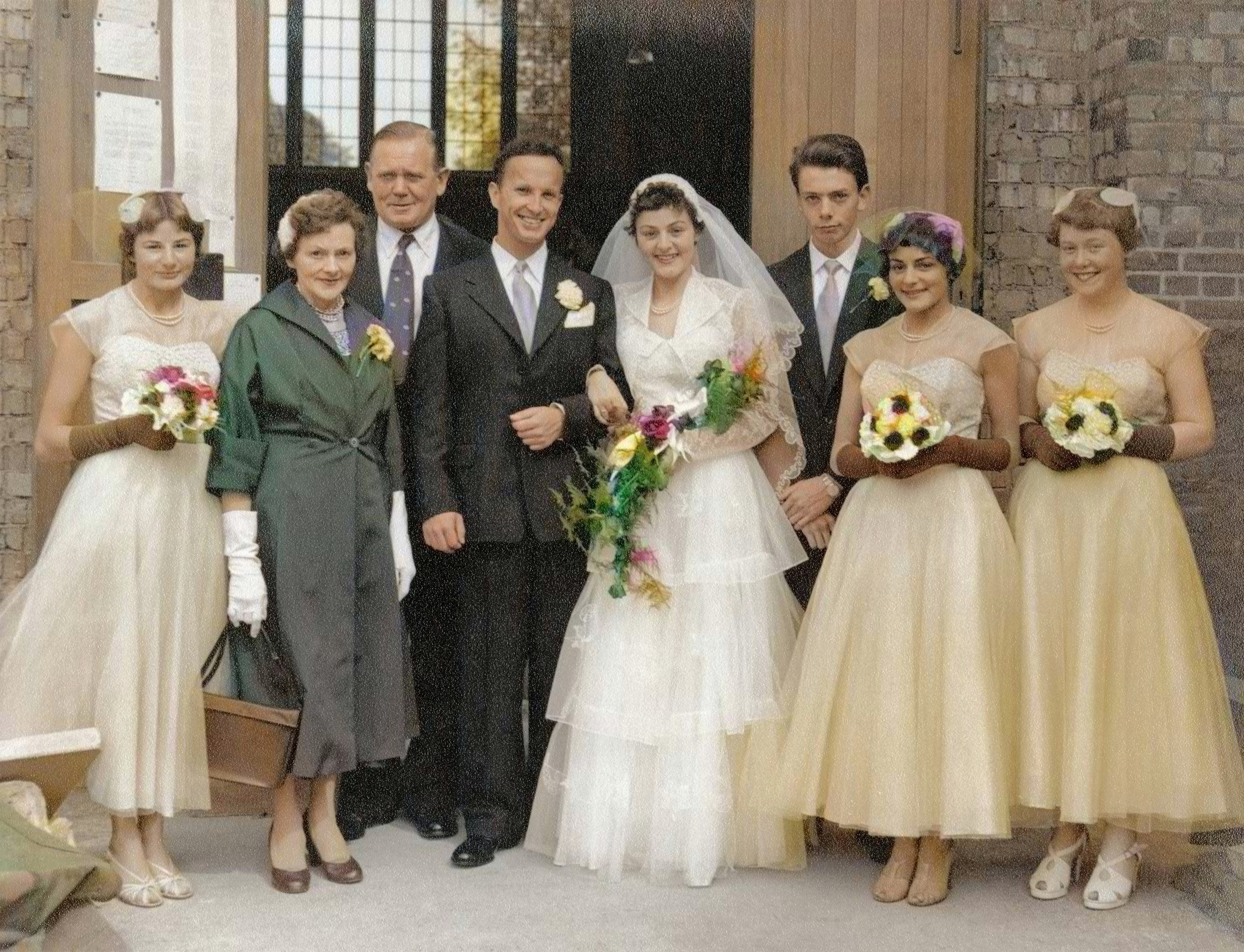 Mum & Dad wedding portrait #10